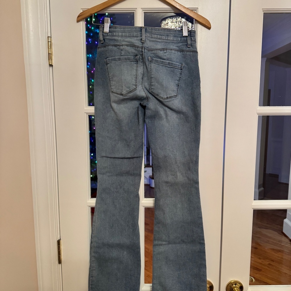 WHBM Mid Rise Slim Boot Cut Jeans, Size 0R - Picture 3 of 3